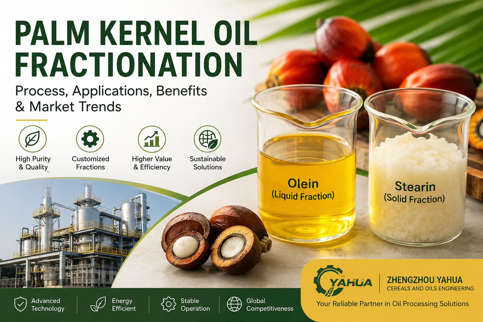 What Is Palm Kernel Oil Fractionation? Process, Applications, and Industry Benefits